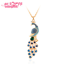 义乌首饰电镀饰品 水晶坠项链 时尚锁骨链韩版饰品批发-阿里巴巴