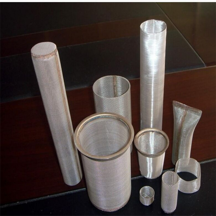 专业定做不锈钢丝网焊接过滤筒 304不锈钢过滤网筒 气液过滤筒