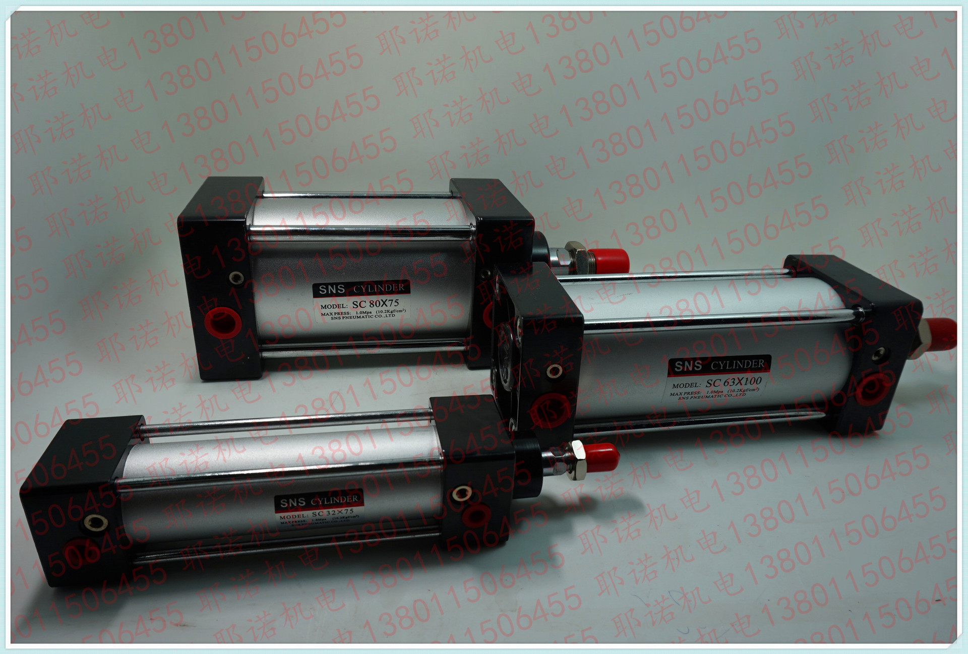 sns神驰气动sc系列标准气缸sc50*25/50/75/100/125/150/175/200