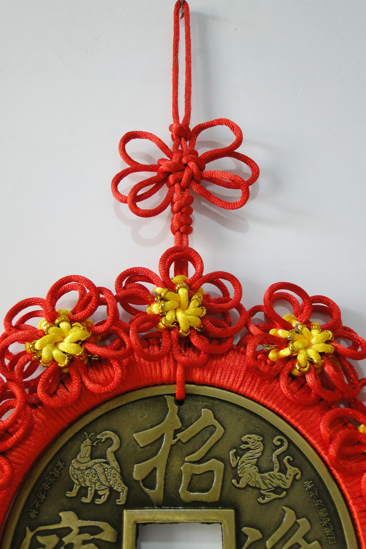 自产自销 铜钱挂件 中国结大小号 镇宅 招财 趋吉避凶 高档特色59