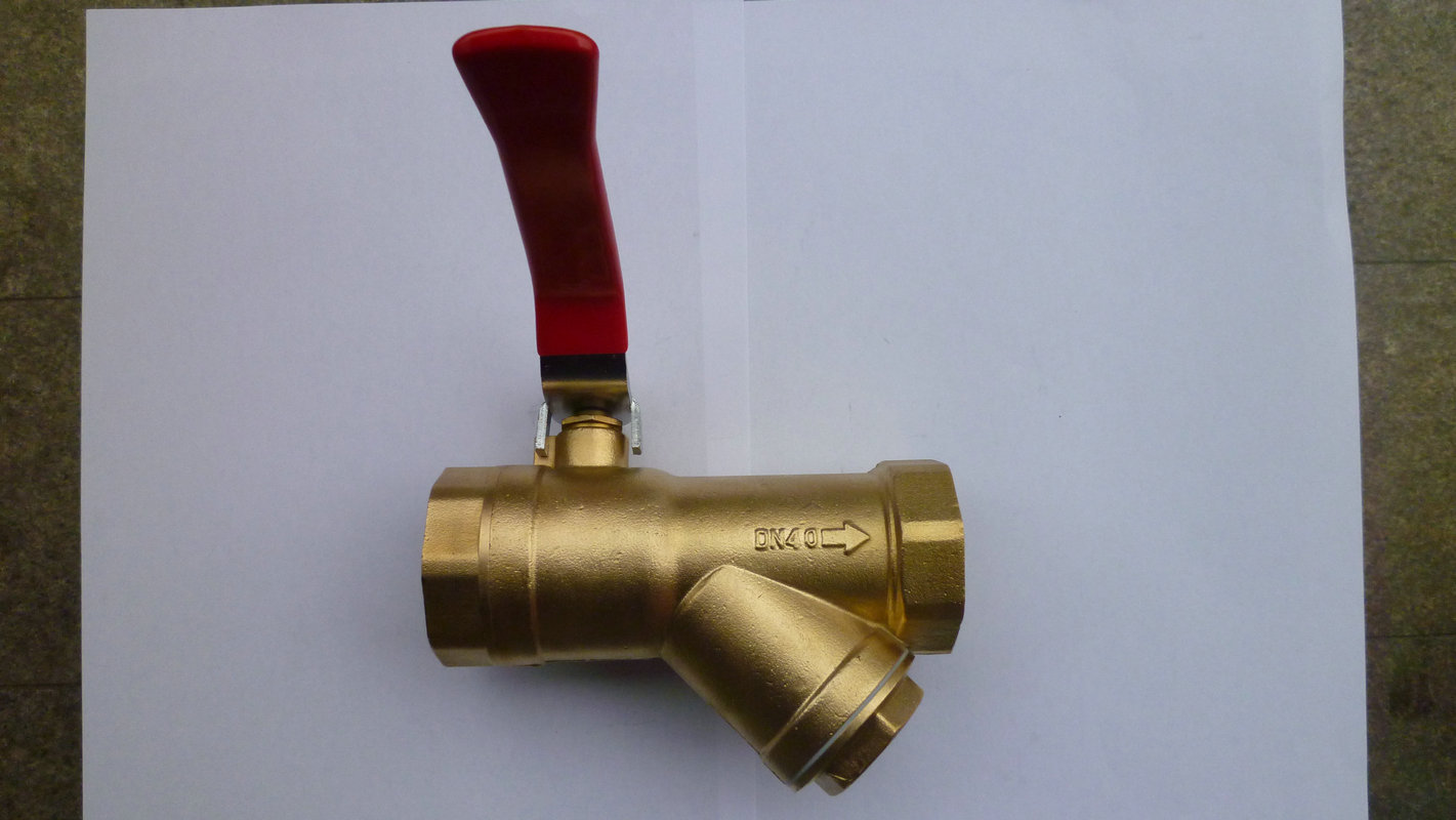 厂家供应 铜过滤器球阀 y型阀门过滤器球阀 两用球阀批发