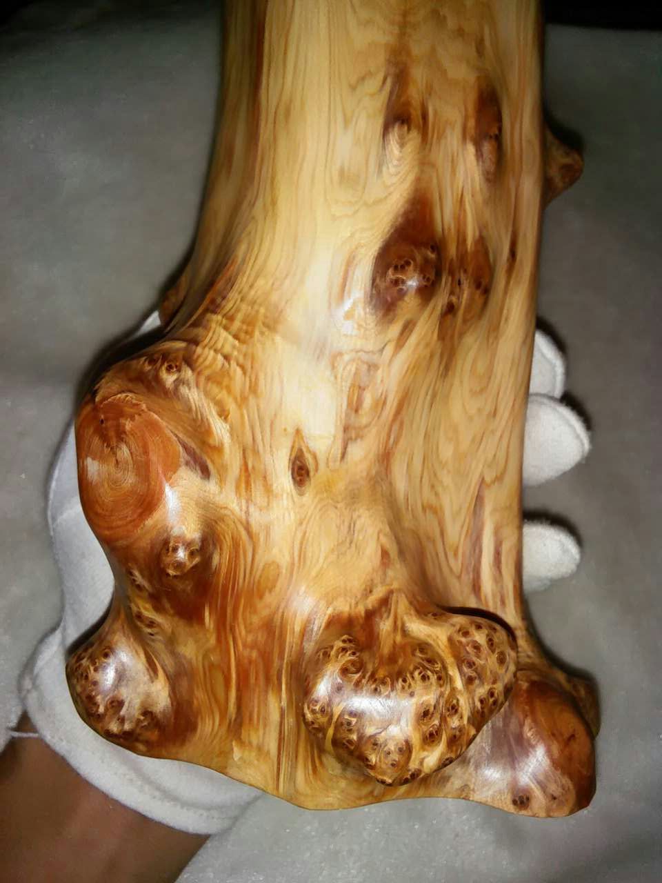 太行崖柏瘤花笔筒红木红料毛料柏木摆件手把件牌子吊坠根雕陈化