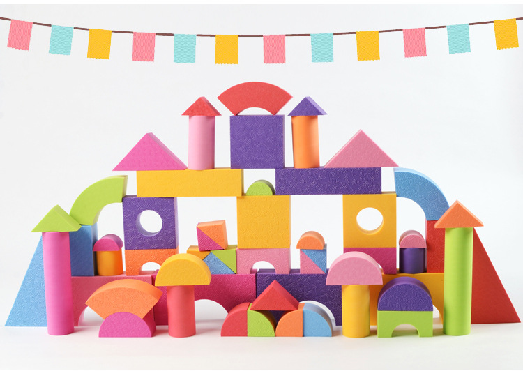 斯尔福eva泡沫软体大块中型早教儿童幼儿园拼搭玩具积木批发