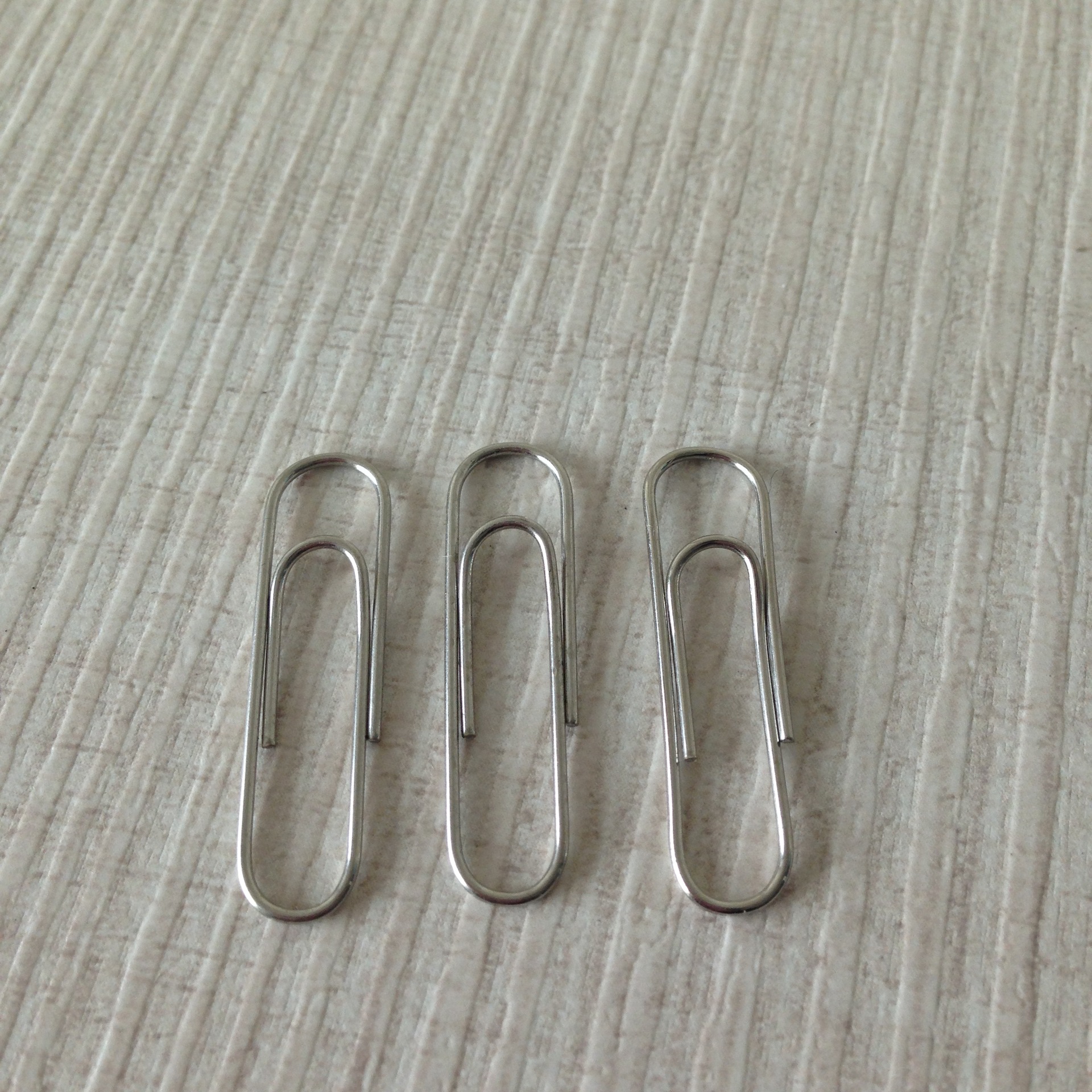 海歌3#回形针 曲别针 回旋针 3号 金属镀镍回形针 文件曲别针