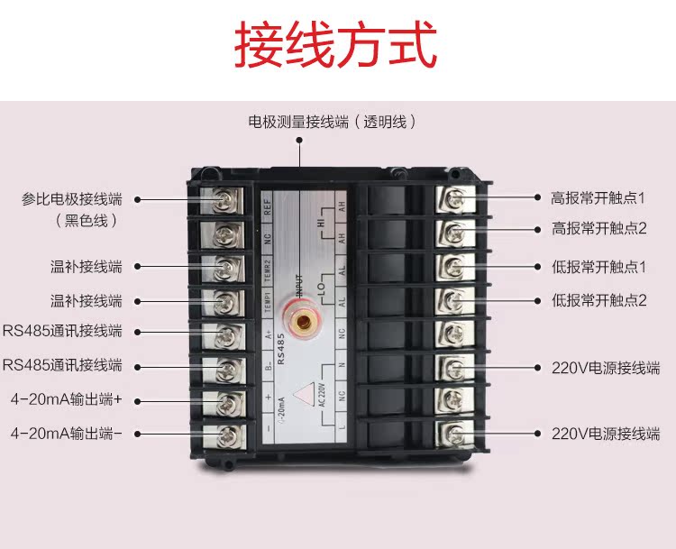 工业在线ph酸度计 ph控制器变送器 ph/orp监测仪 污水ph计