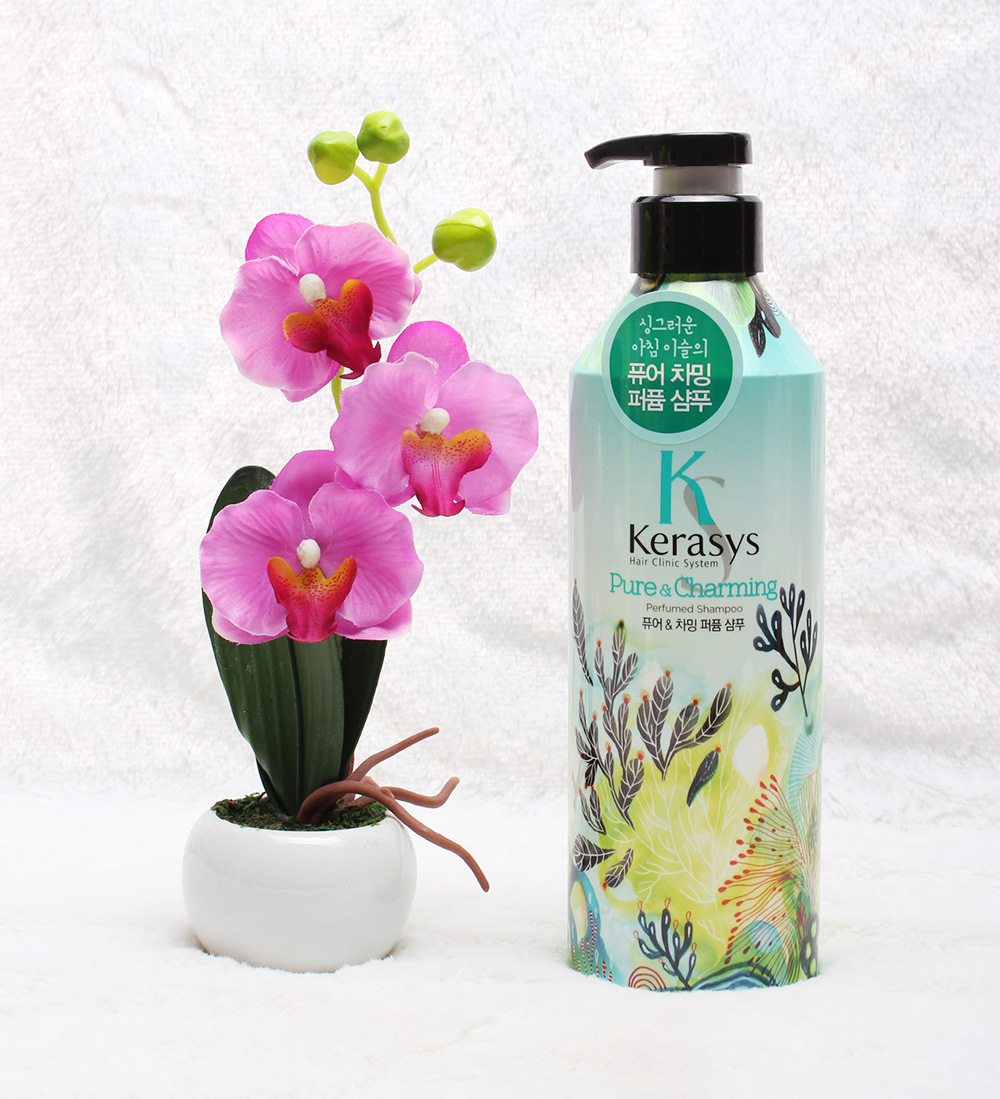 厂家批发韩国新款花香洗发水 保湿深层补水 长久持香型洗发露