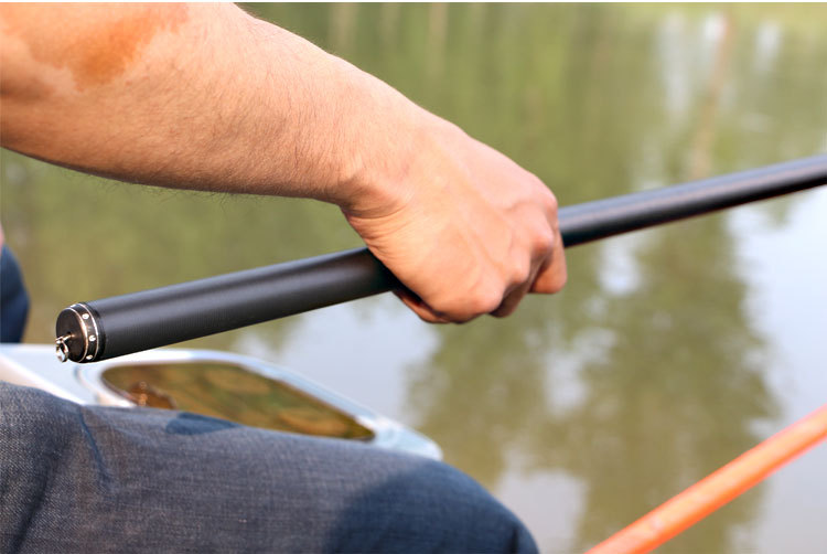 特价黑棍鱼竿黑坑鱼杆4.5/5.4/6.3米30t高碳素28调台钓竿鲤竿手竿