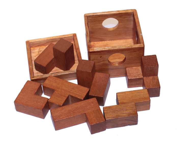 21根灵感棒 木制儿童成人益智孔明锁玩具/ 鲁班锁 脑力开发