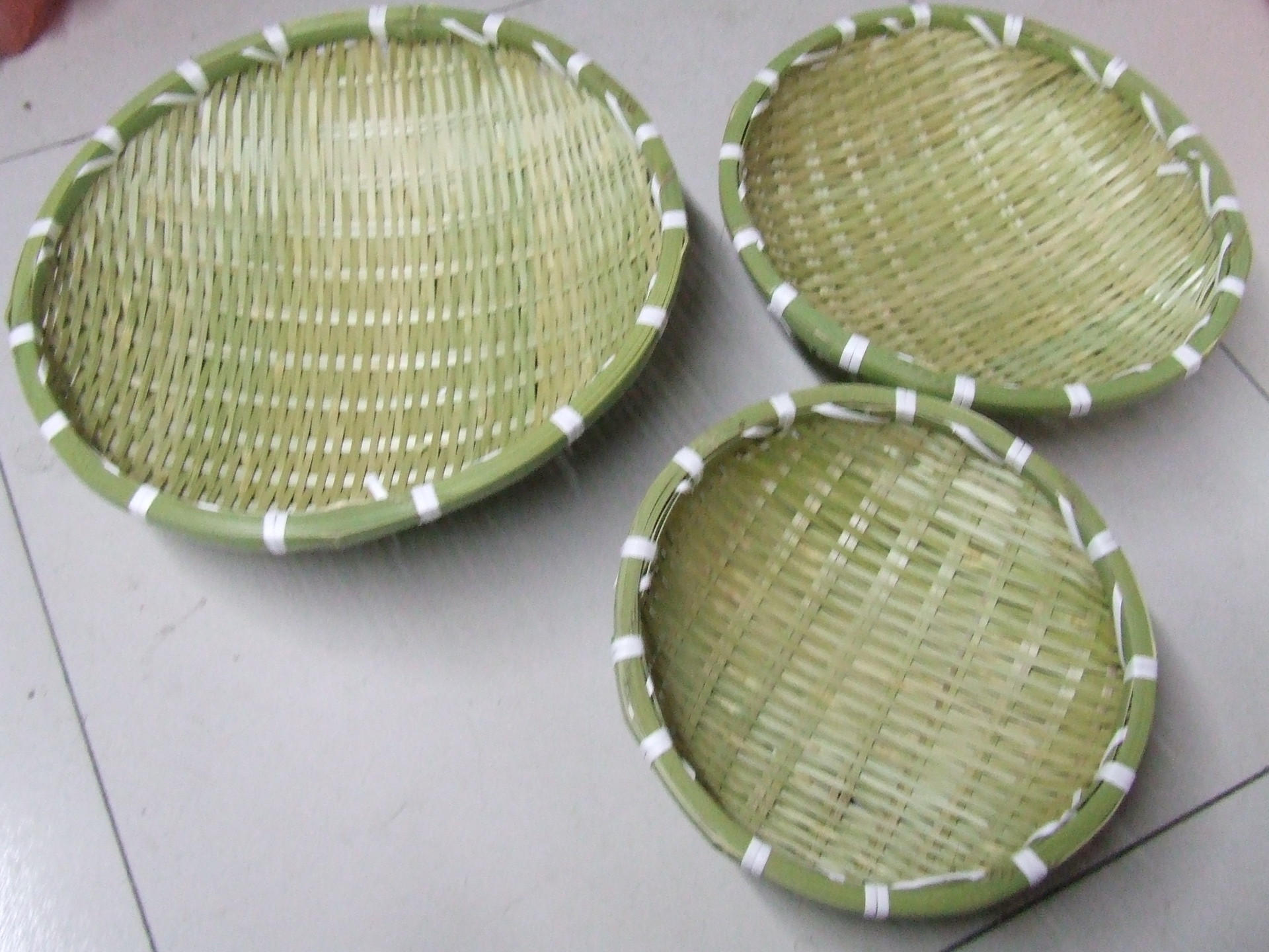 纯手工竹编 竹匾 竹制果盘 青竹箩 手编竹器 竹制品 酒店用品