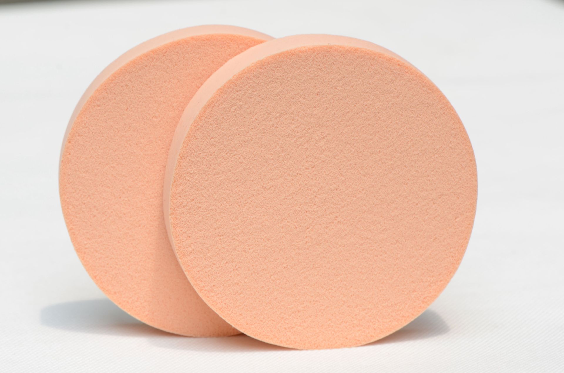 大白扑影楼专用湿粉扑圆形海绵粉扑洗脸扑干