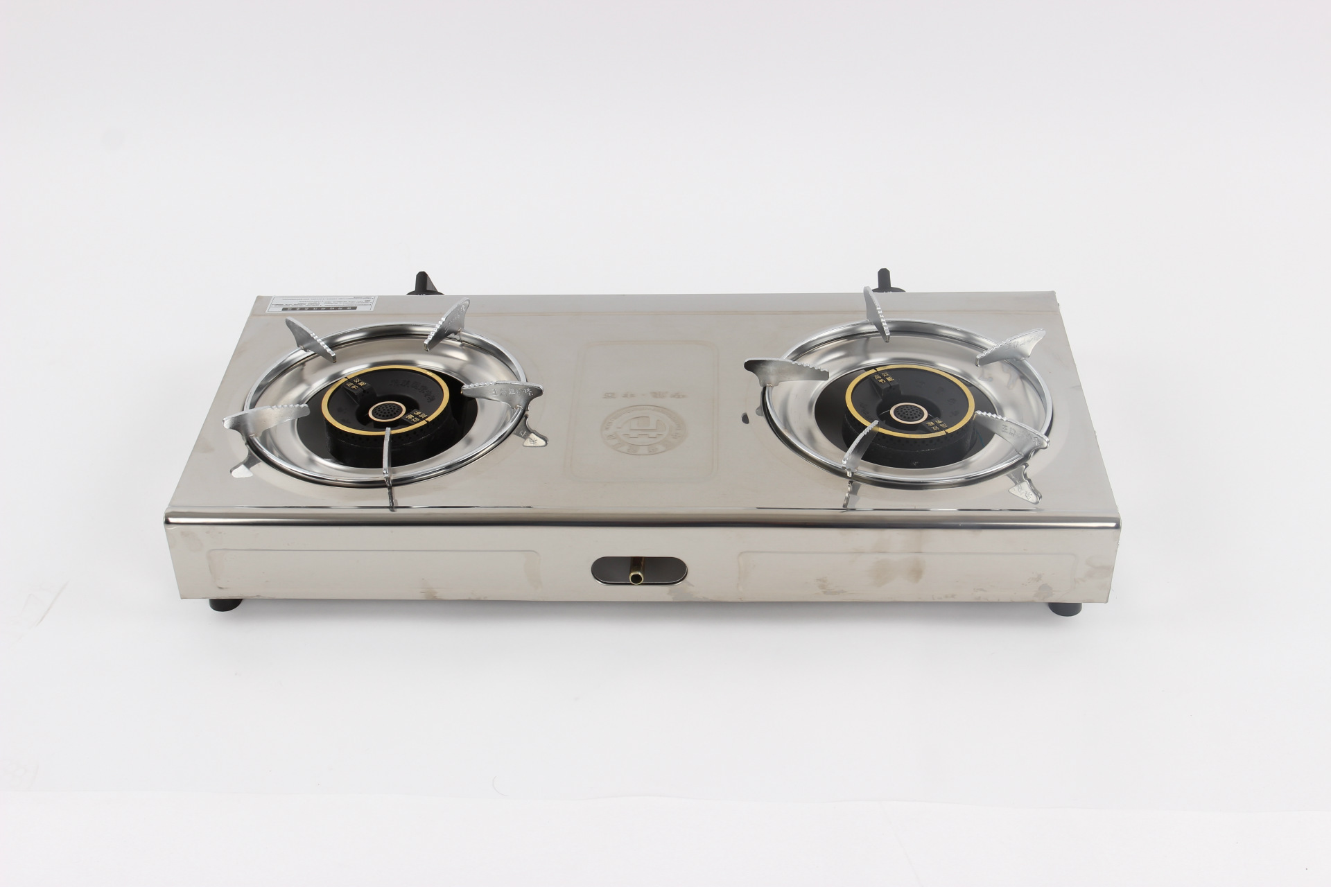 厂家直销 黑珍珠d-10 家用厨具灶具燃气双灶 不锈钢燃气灶