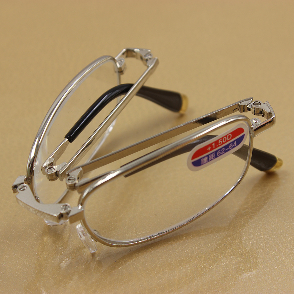 厂家批发 防疲劳 东海水晶老花镜 全框折叠式老花眼镜 价格.