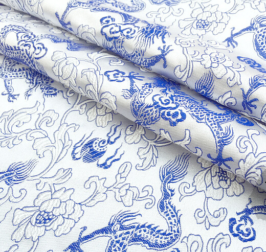 高档织锦缎布料面料古装汉服娃衣服装旗袍