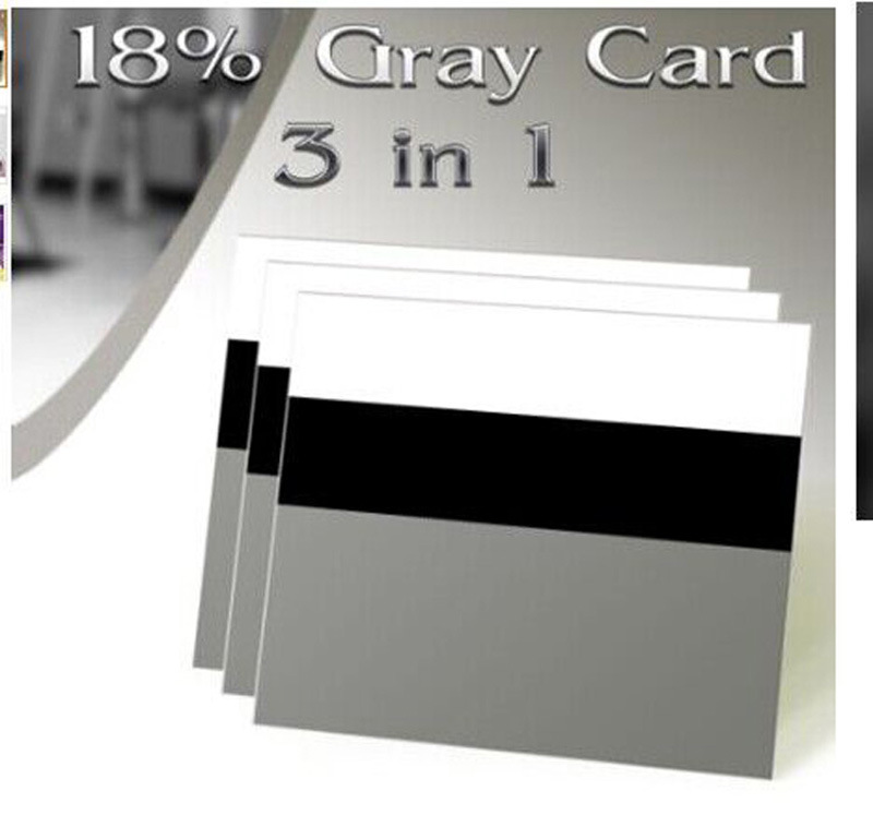 摄影器材3级灰卡3级摄影灰卡18度平衡卡标准型810寸