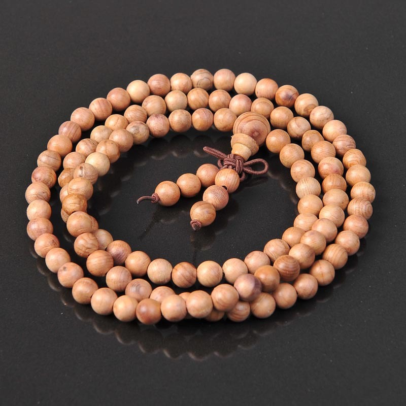 正宗红豆杉手串 108颗8mm佛珠 红豆杉佛珠手链批发