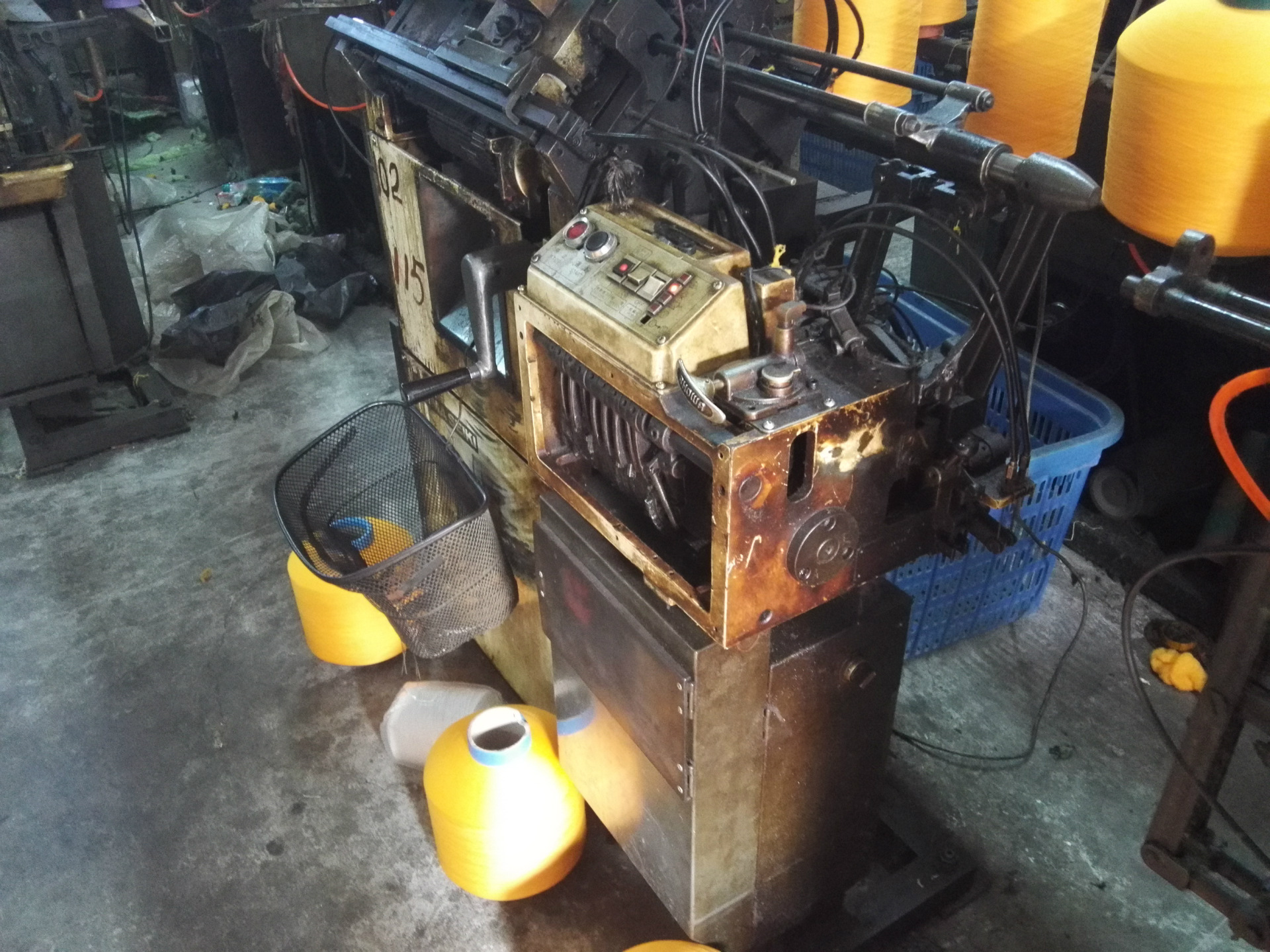 二手进口岛精电脑手套机二型机电脑手套机10十针电脑手套机全自动