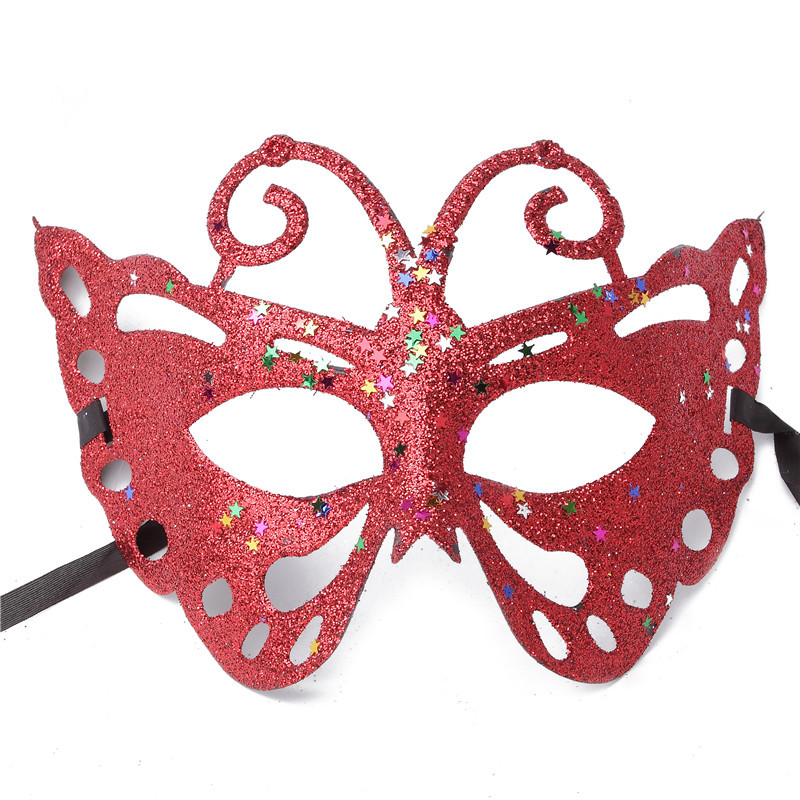 厂家直销金粉蜜蜂面具 圣诞节化妆舞会面具 儿童节万圣节表演面具