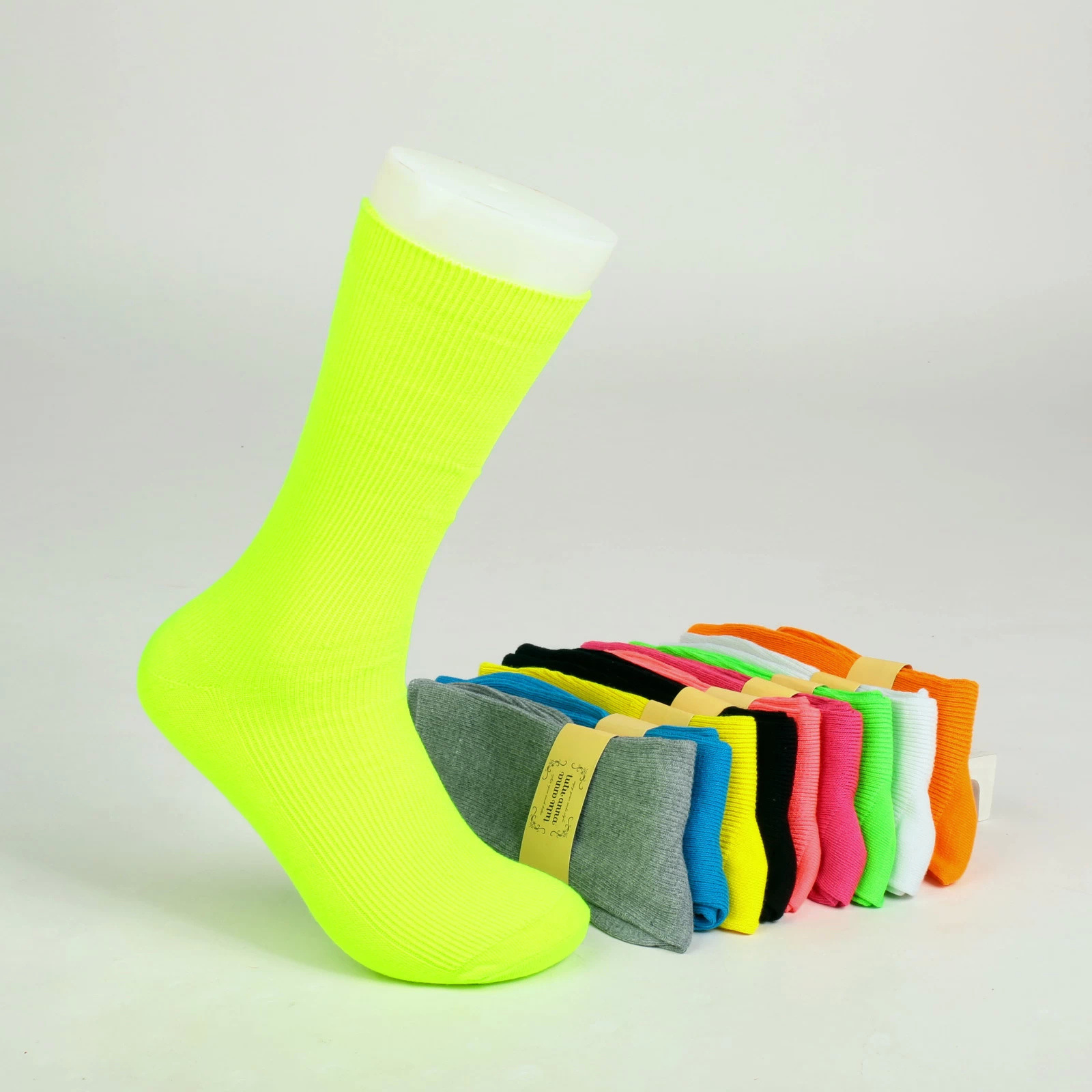 经典时尚热卖潮款女士荧光袜 诸暨厂家直销批发