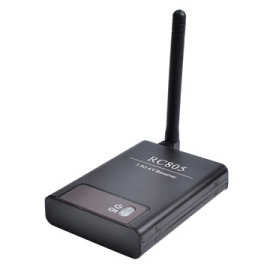 fpv 发射 5.8g 图传接收机 带频道显示功能 rc805 av输出.