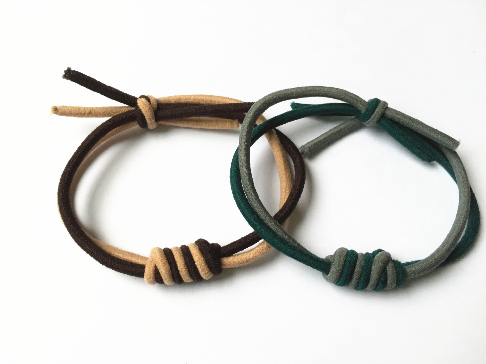 厂家直销韩版打结皮筋高弹发圈饰品 编织头绳批发2元店货源