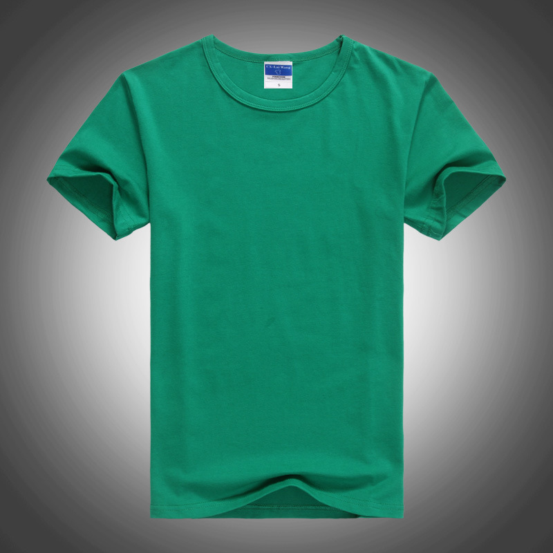 301莱卡棉t恤圆领短袖男女短袖广告衫