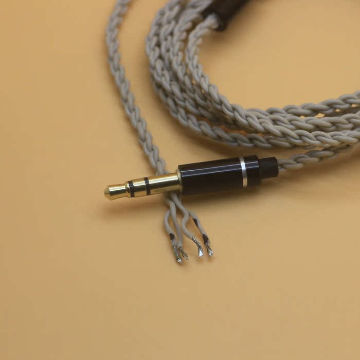 耳机线单晶铜耳机线镀银线diy耳机材料单元耳壳数据线耳机线