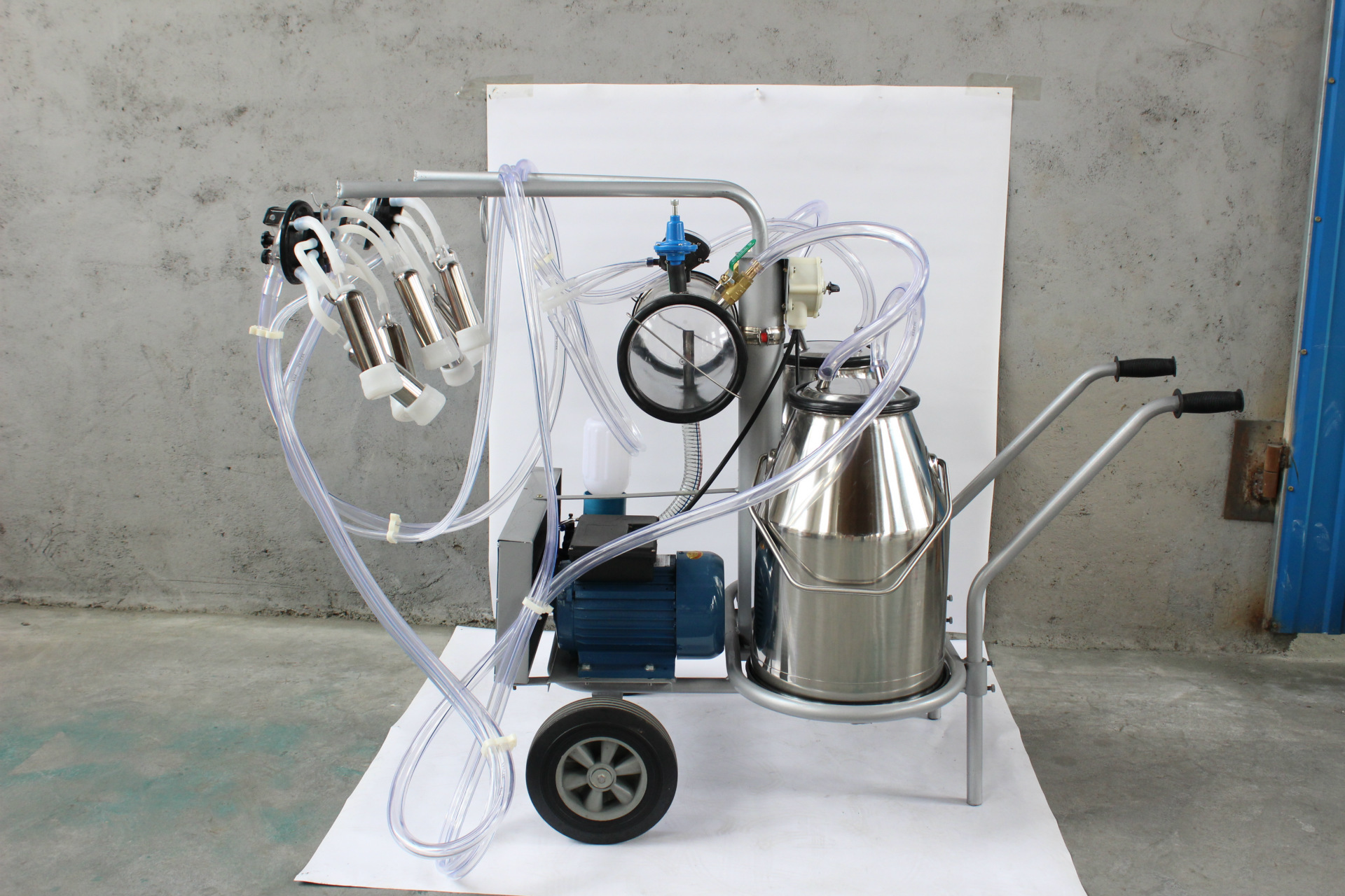 供应 家用真空脉动式双桶牛用挤奶机 奶牛吸奶器 自动化挤奶机器