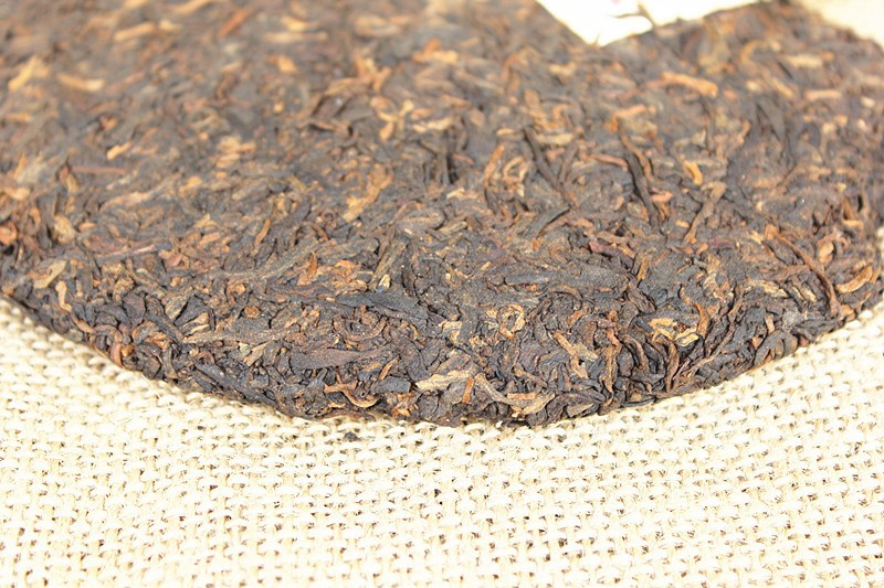 大量批发中茶绿印熟茶7262云南七子饼茶357g普洱