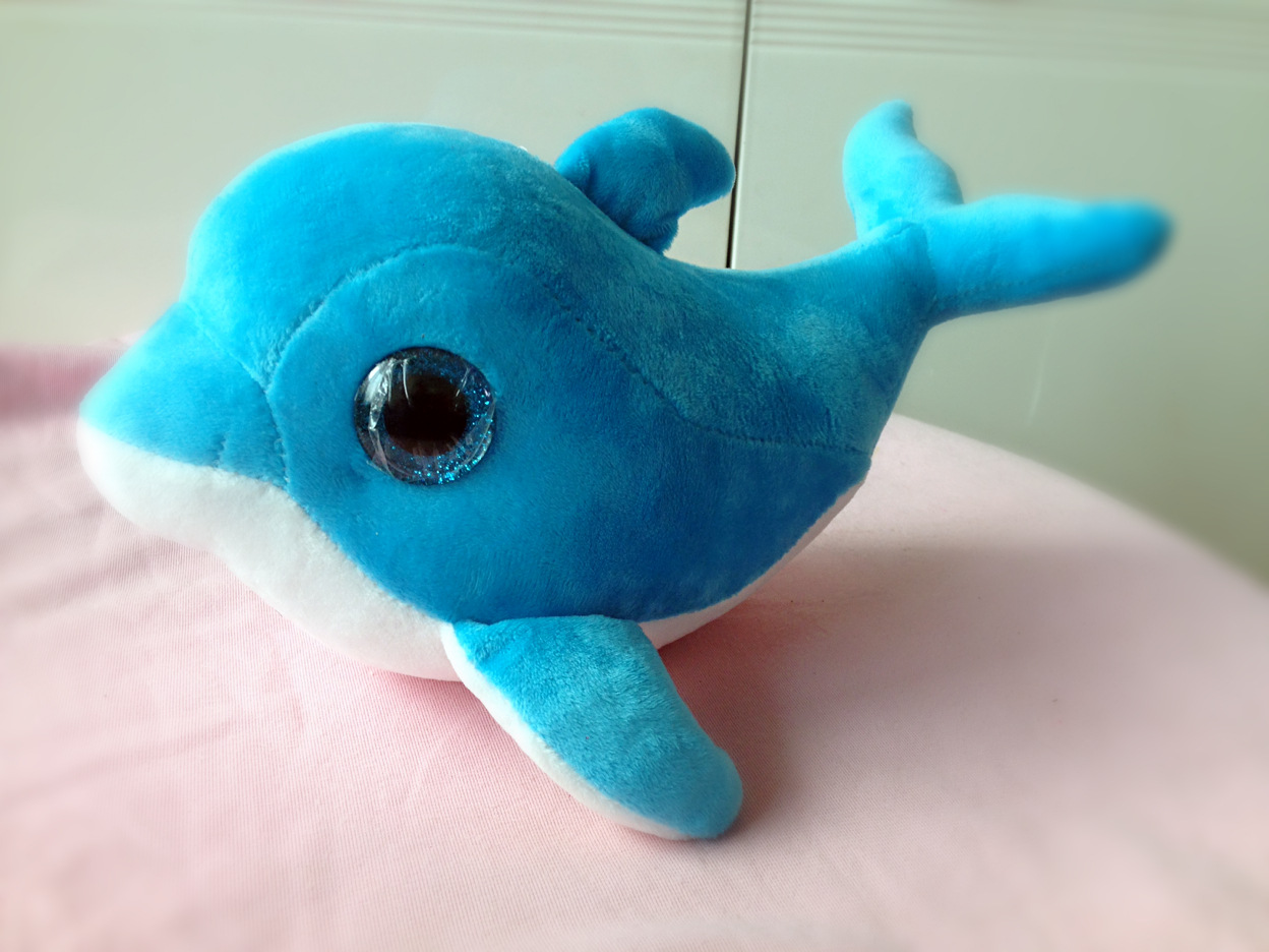 可爱海豚超大号公仔海洋世界布娃娃毛绒玩具玩偶儿童生日