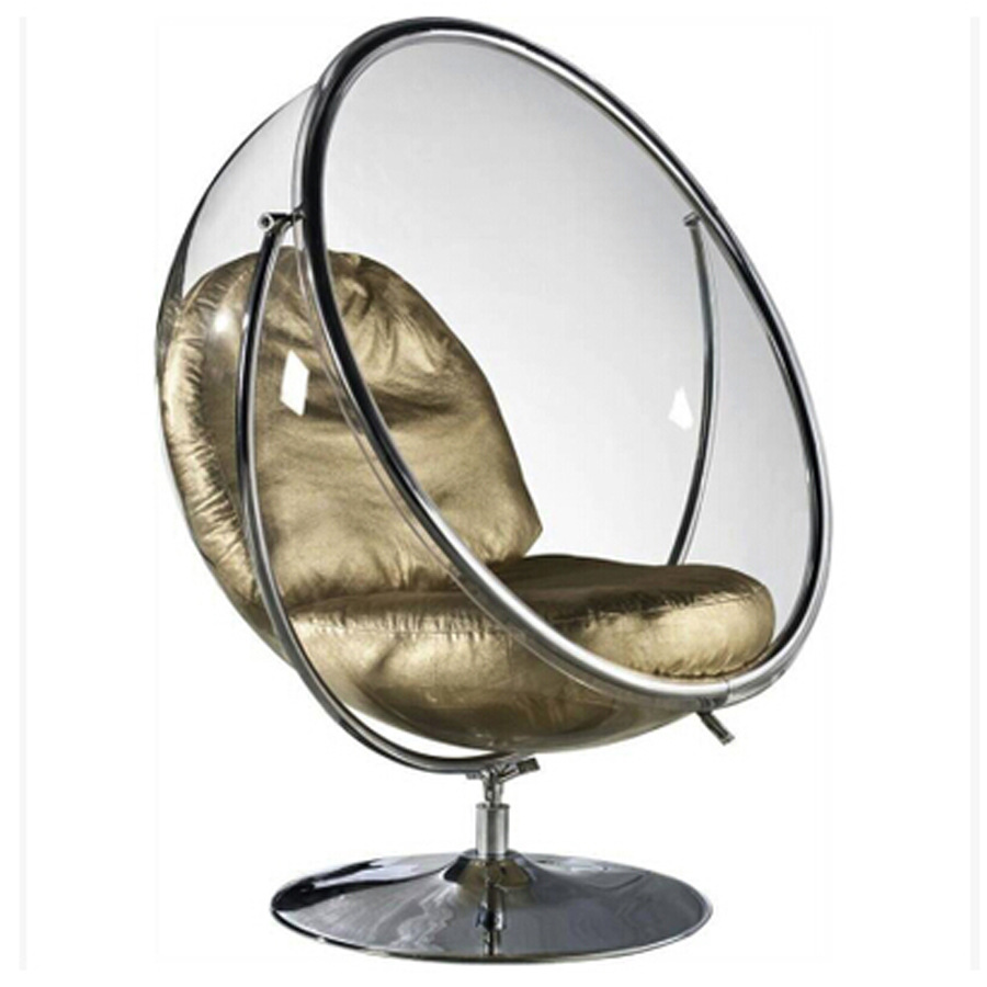 简约个性透明太空球泡泡半球椅 太空舱大圆球休闲椅 亚克力椅