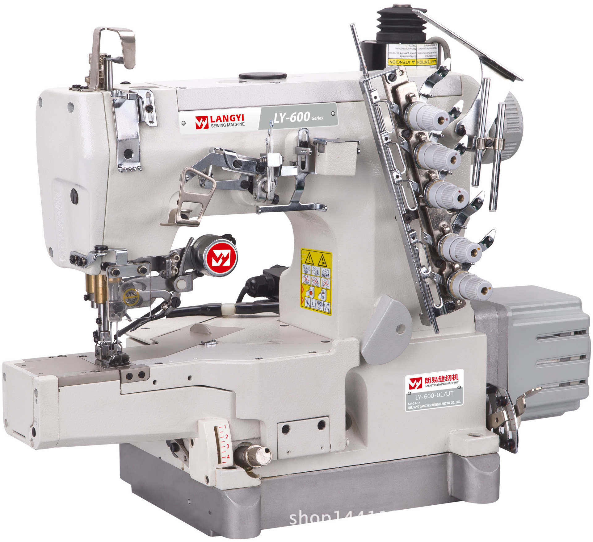 三针五线600自动剪线绷缝机 小方头 坎车 工业缝纫机 售后保障