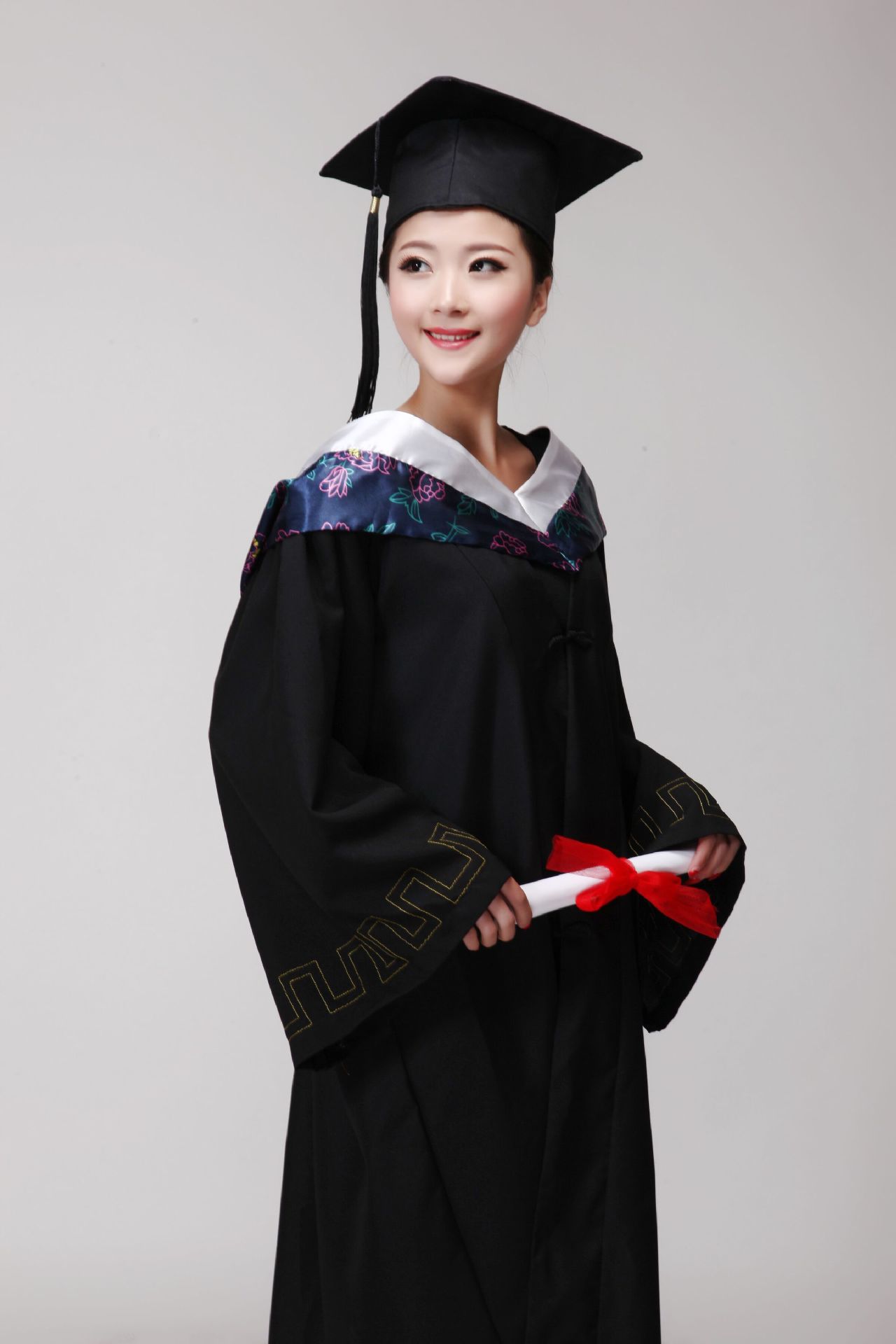 厂家直销 学士服 本科 大学毕业礼服 批发 来料加工 可定制