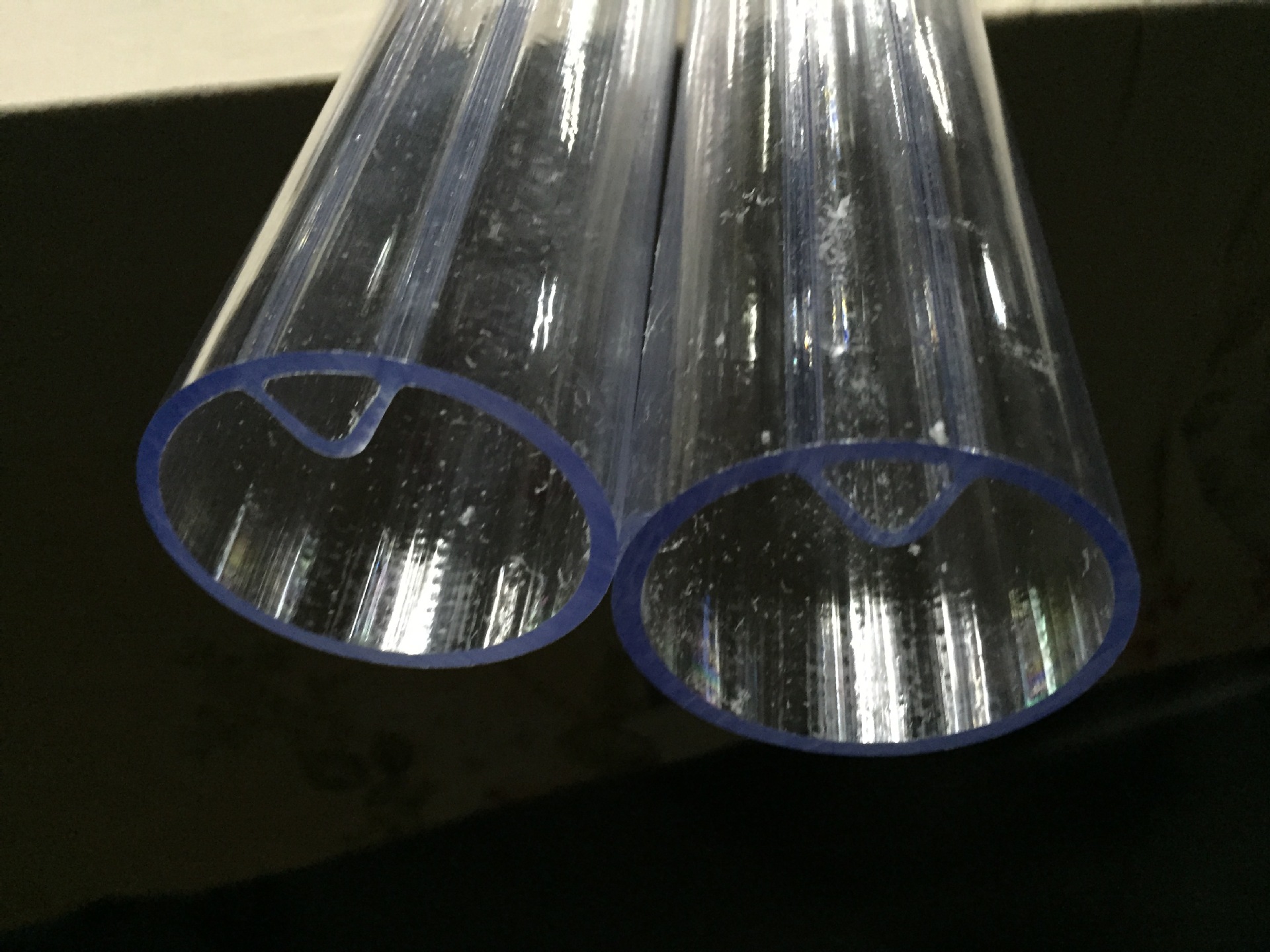 pc挤出异型管 pc塑料挤出异型管材 专业厂家生产