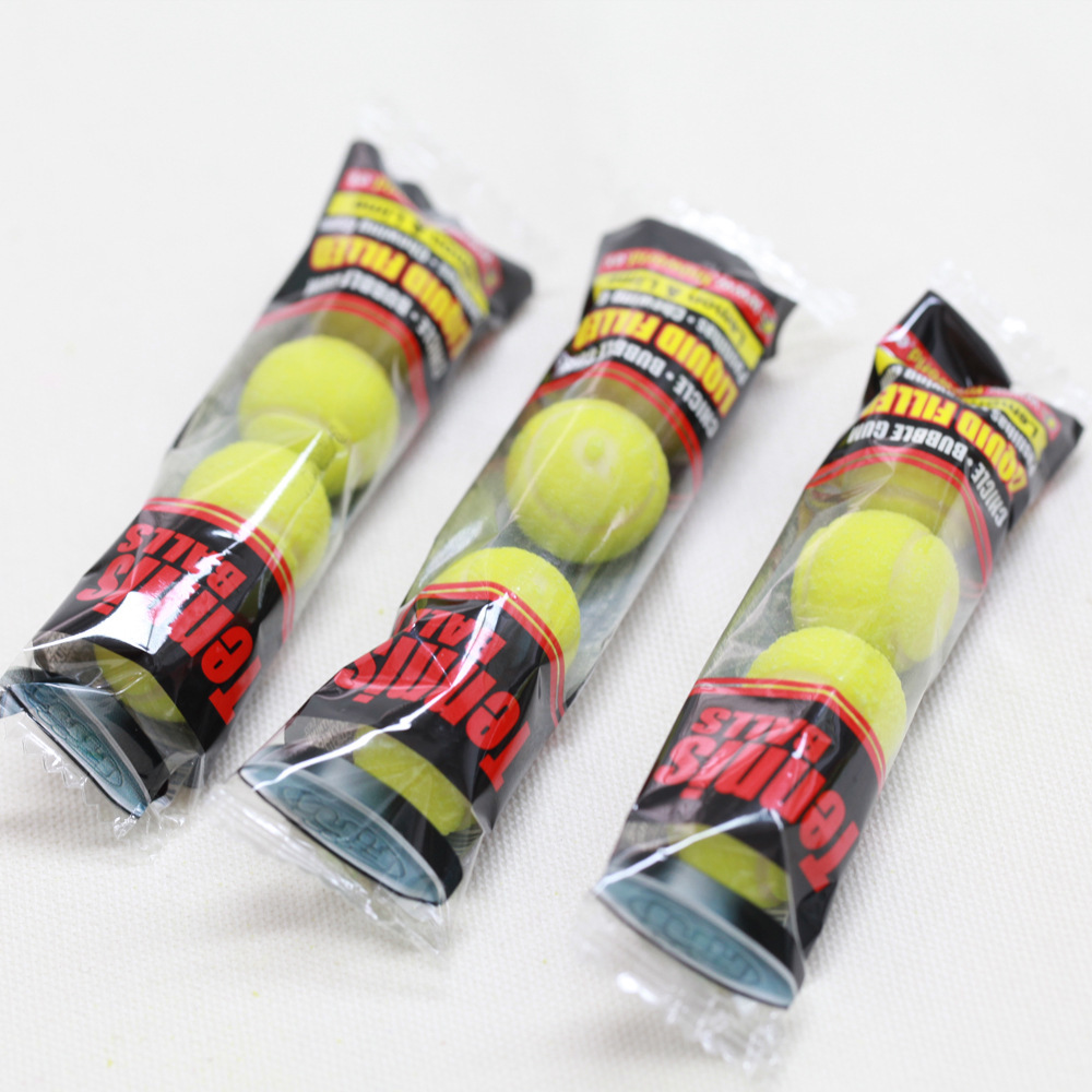 fini西班牙菲尼牌网球形水果味泡泡糖口香糖糖果零食20条整盒