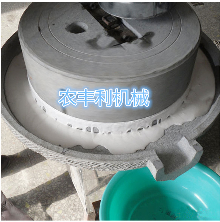 石家庄直销全自动电动石磨面粉机 香油芝麻酱石磨 超市专用石磨机