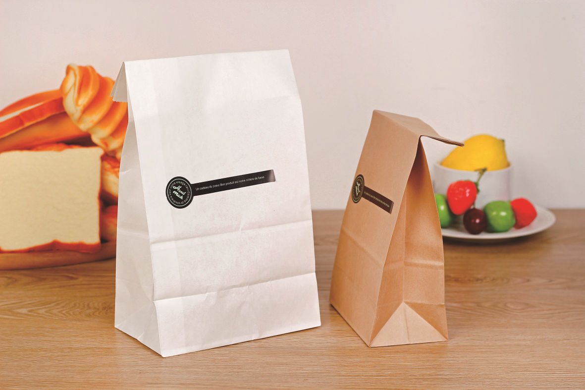 批发点心袋 糕点袋 面包袋烘焙包装袋 方底西点袋 多种规格可选