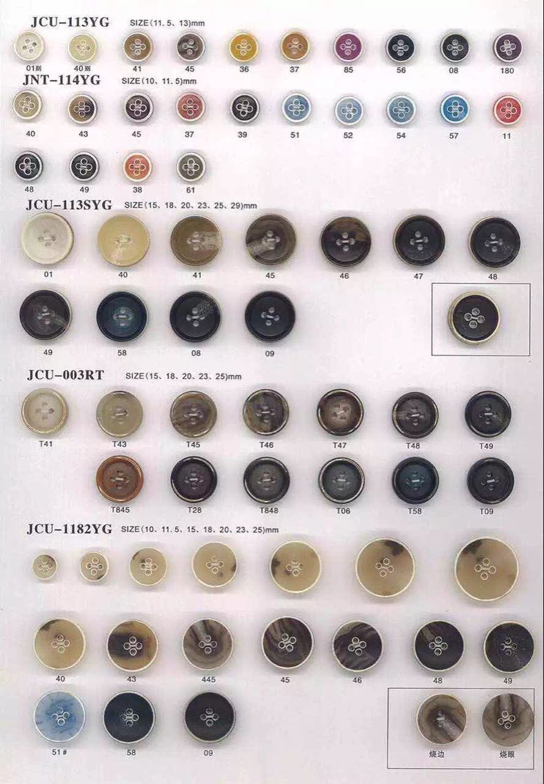 纽扣种类图片