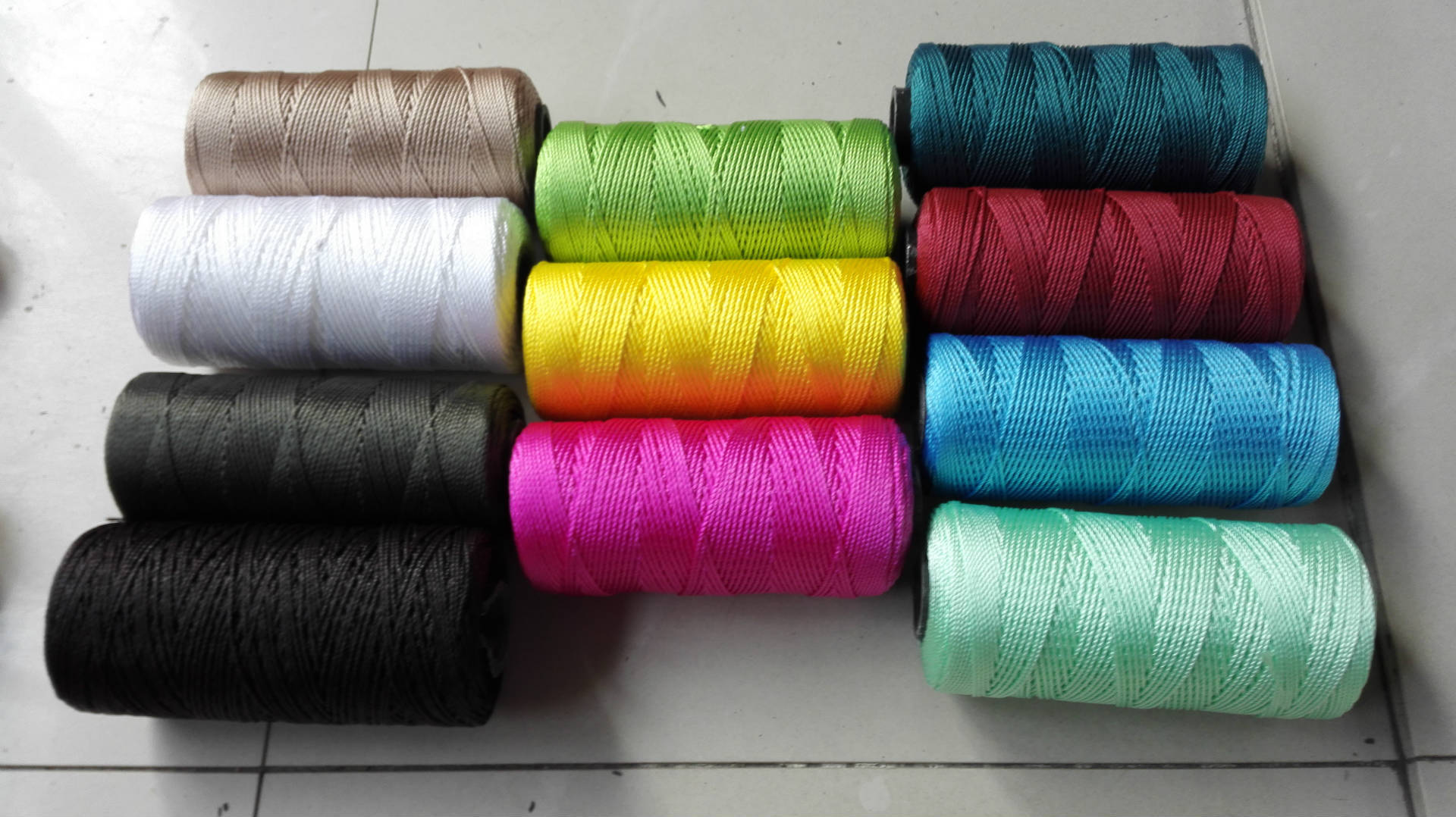 合股线 钩包线 4两合股粗线 水杯套线 - 纺织材料批发网