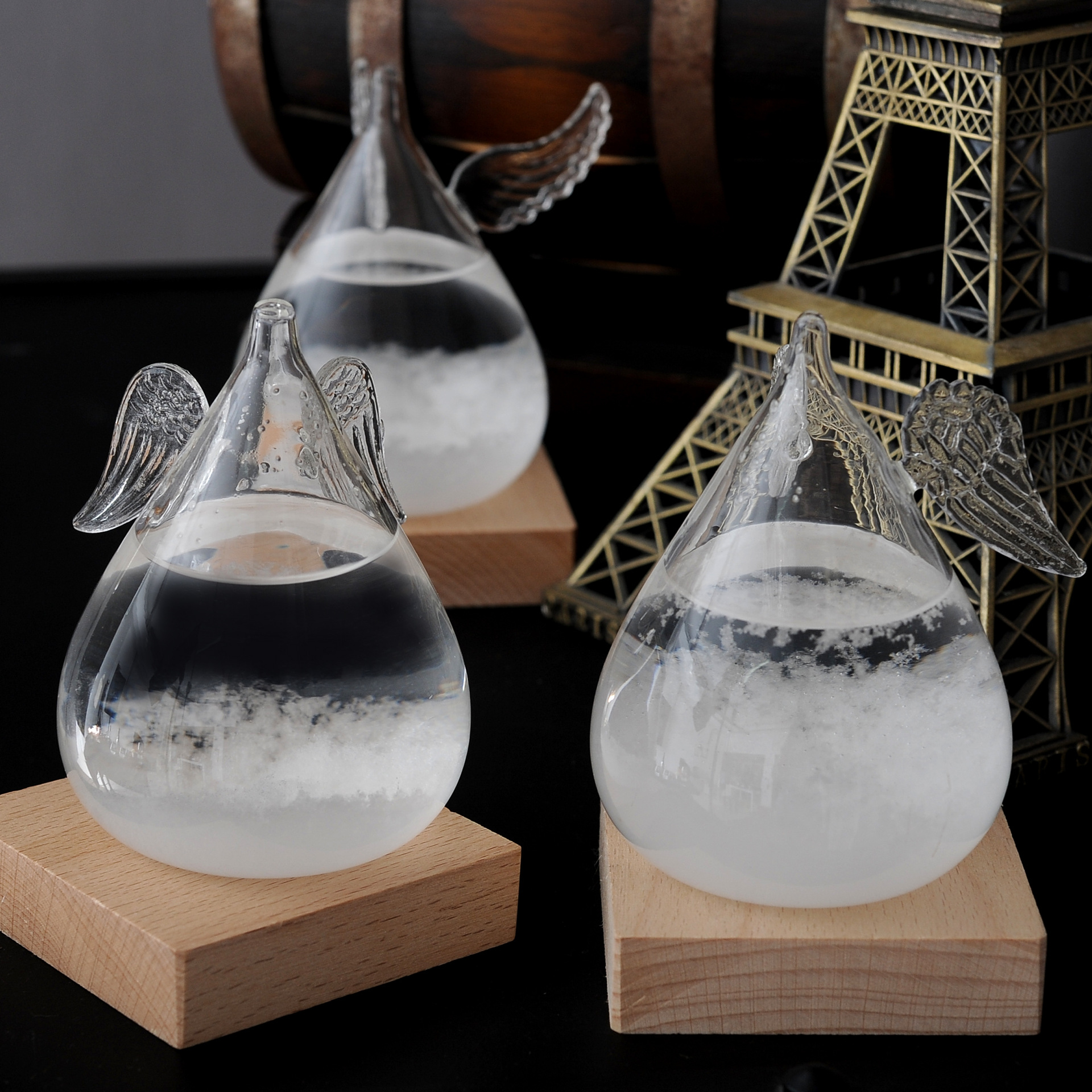 翅膀天气预报瓶家居饰品摆件风暴瓶新奇特生日礼物