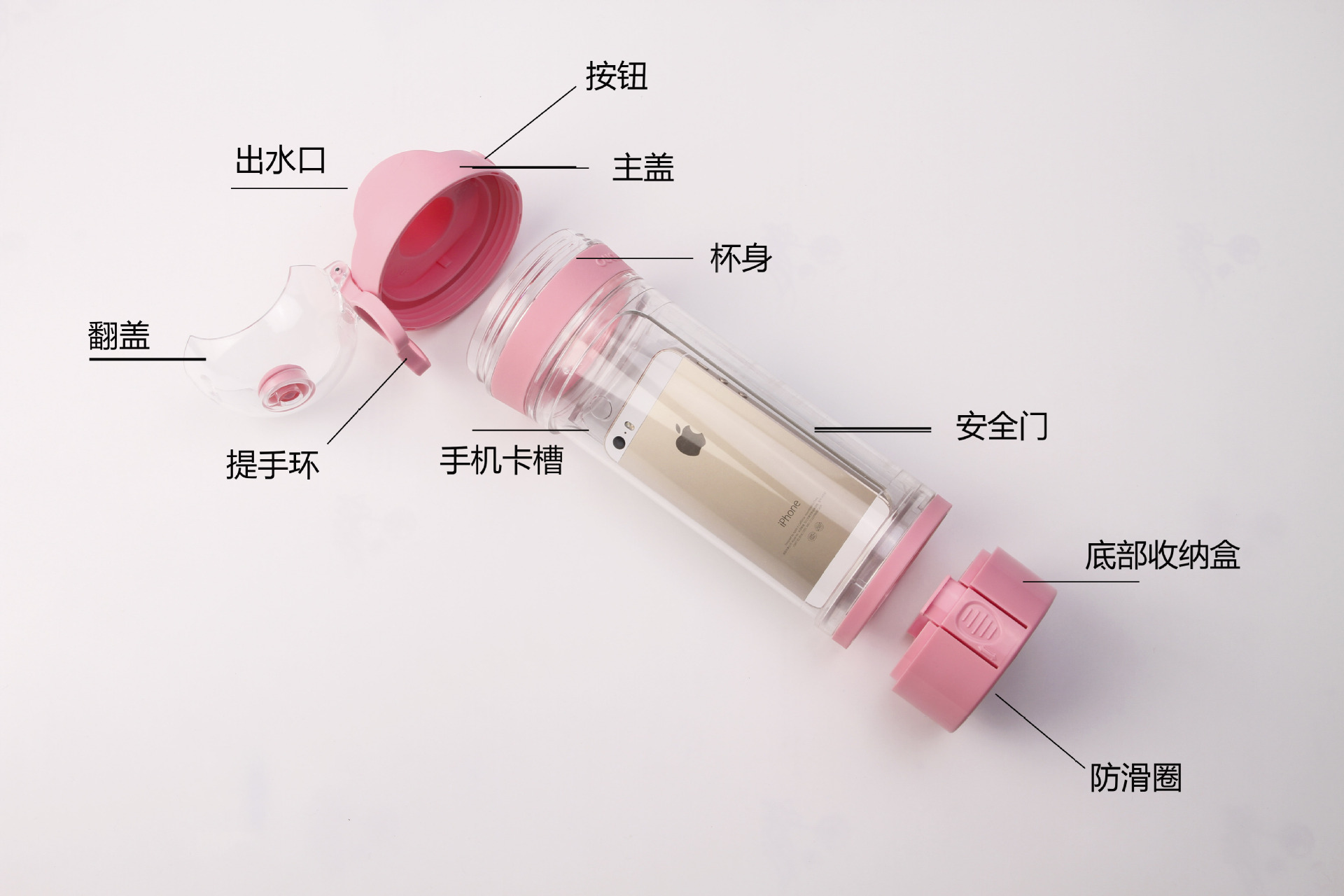 ibottle运动多功能水杯批发便携密封-杯子