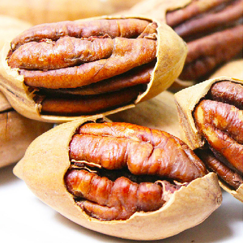 碧根果 山核桃坚果零食奶油味 新疆干果500克/包 营养休闲