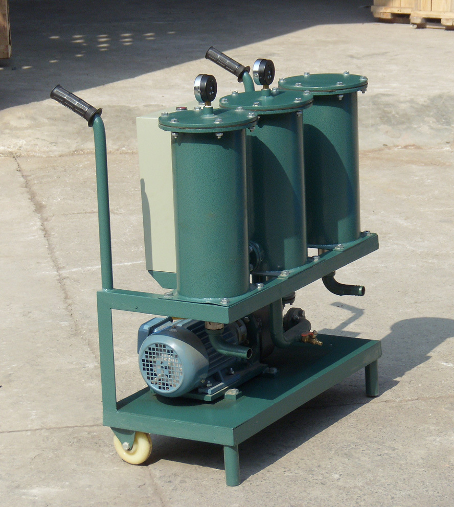 yl-b润滑油液压油轻便式油过滤机(三级过滤精细滤油车)