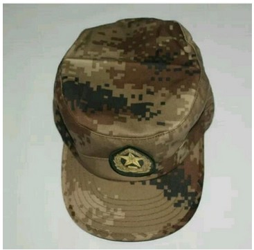 丛林林地荒漠迷彩平顶帽登山帽新款户外鸭舌帽沙漠帽子小兵帽