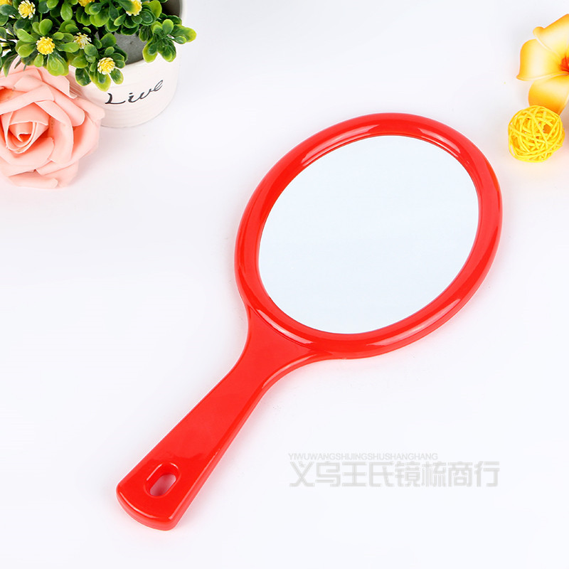 Cute Candy Color Cosmetic Mirror Portable Mini Dressing Mirror Home Beauty Makeup Handheld Small Mirror Wholesale