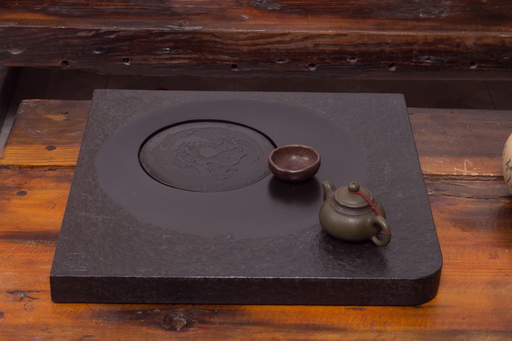 特价批发大号天然正宗乌金石茶盘整块黑金石茶海茶台茶具厂家