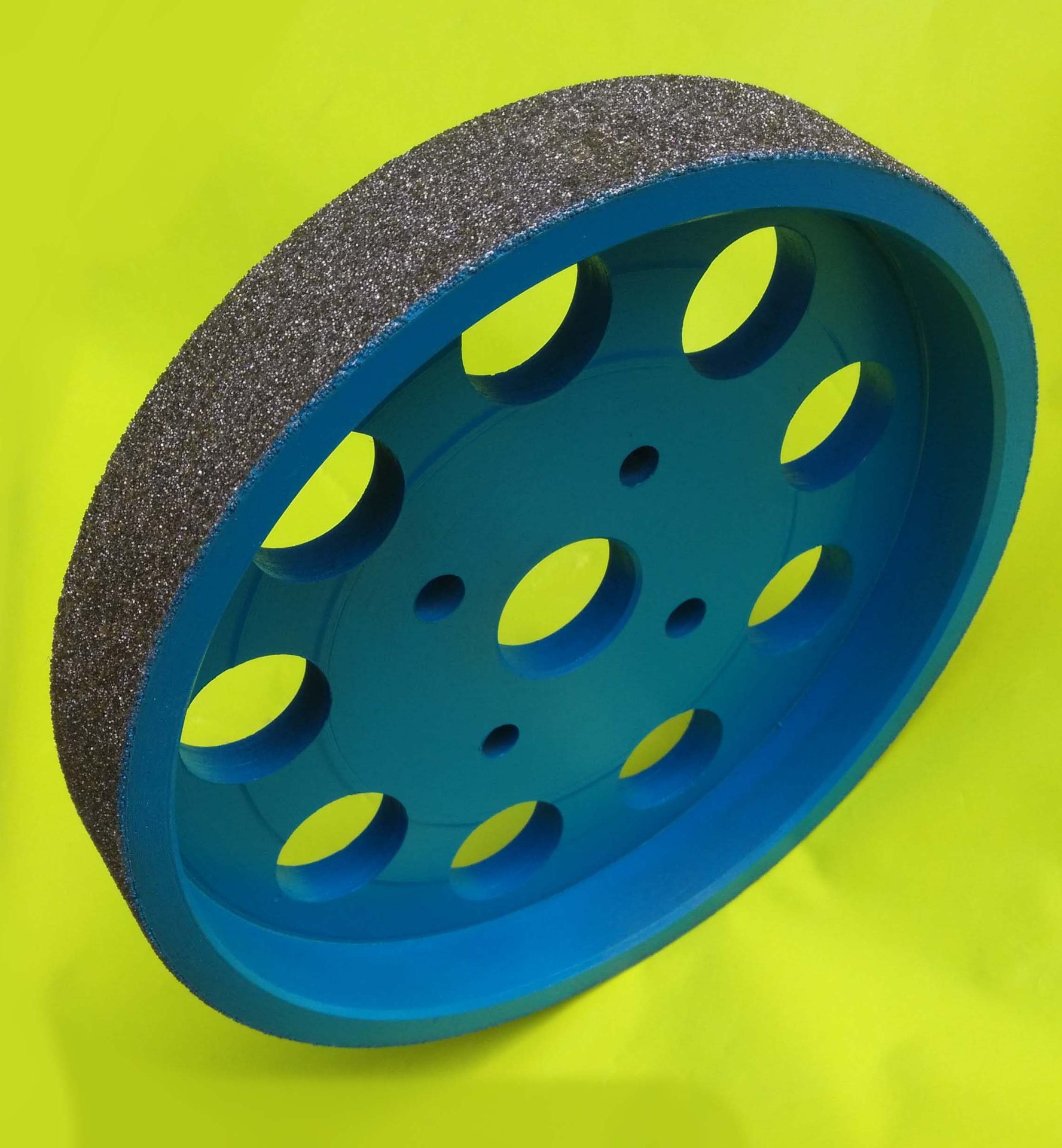 平行轮磨头电动车刹车片外缘磨轮电镀钎焊金刚石砂轮闸皮胀闸