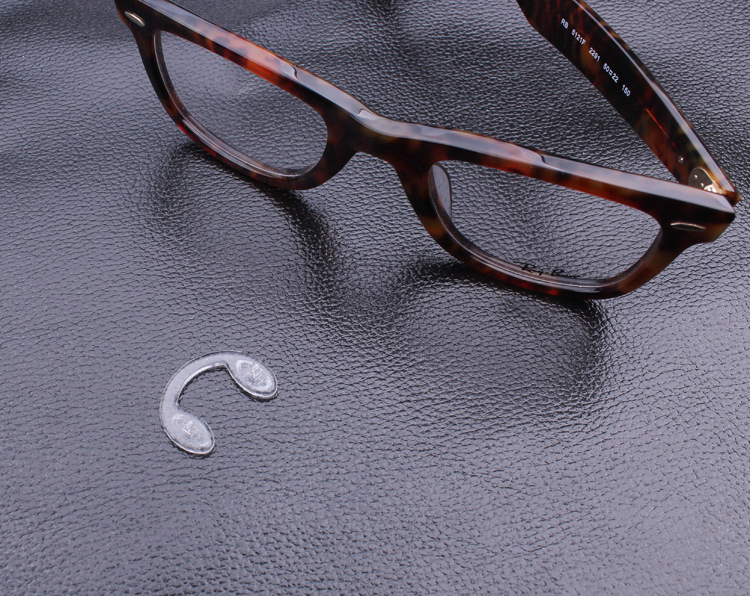 儿童硅胶u型鼻托 双孔螺丝式鼻托托叶批发 进口硅胶眼镜托叶