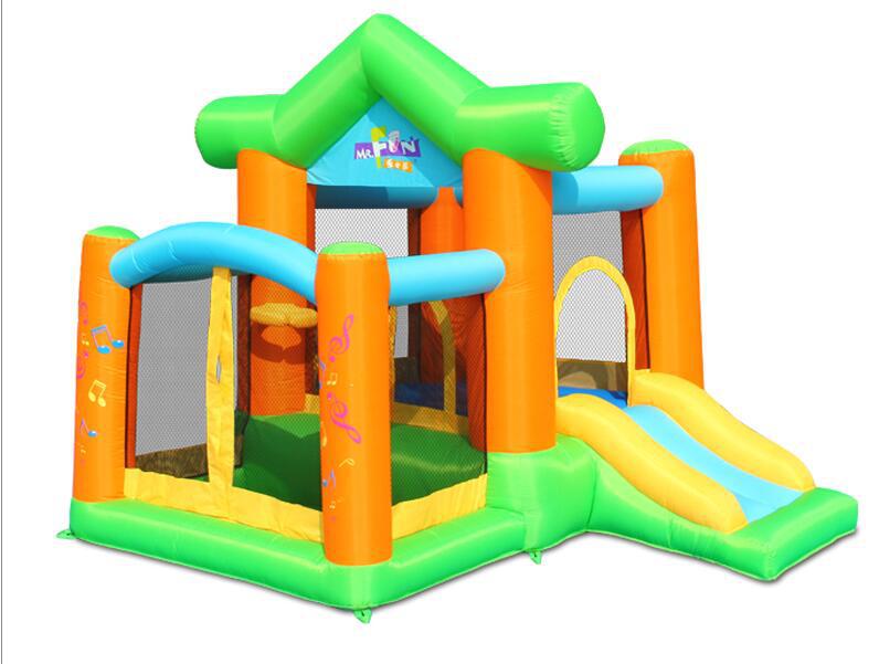 厂家直销;儿童充气城堡 淘气堡 家用游乐场 蹦蹦床 橙色