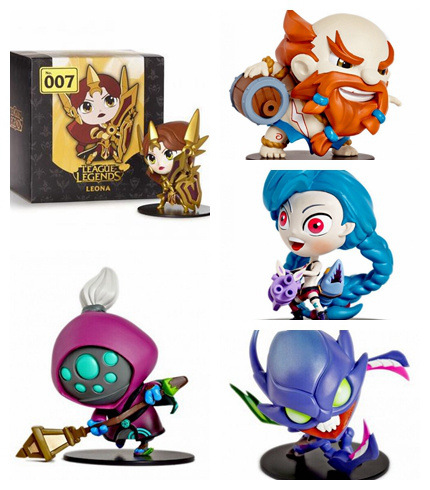 5款英雄联盟lol太阳女神武器大师暴走萝莉酒桶大师卡兹克螳螂手办