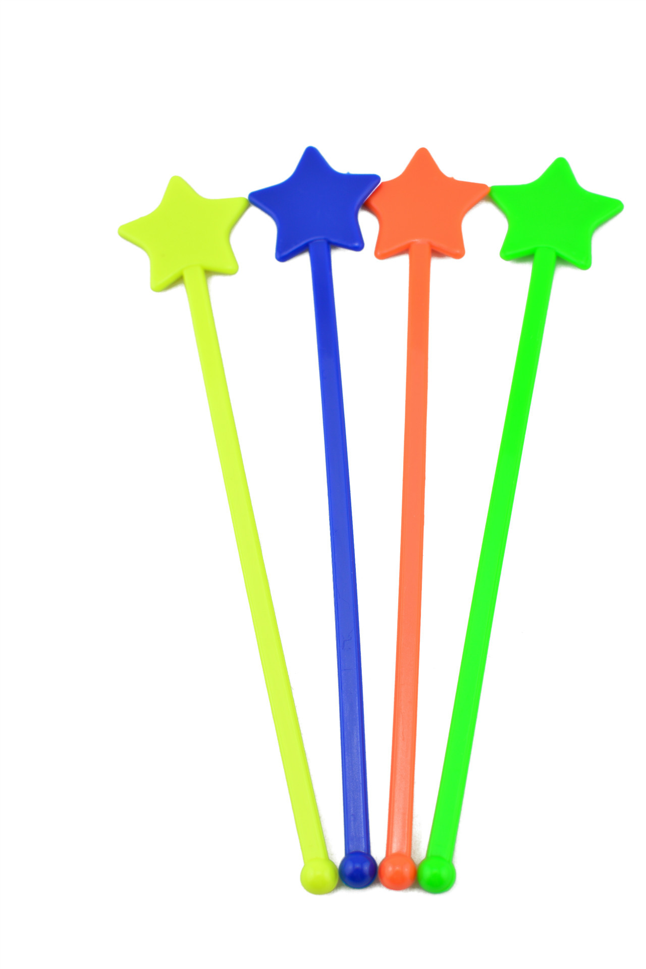 现货供应一次性塑料搅拌棒 五星调酒棒 鸡尾酒酒吧咖啡奶茶塑料